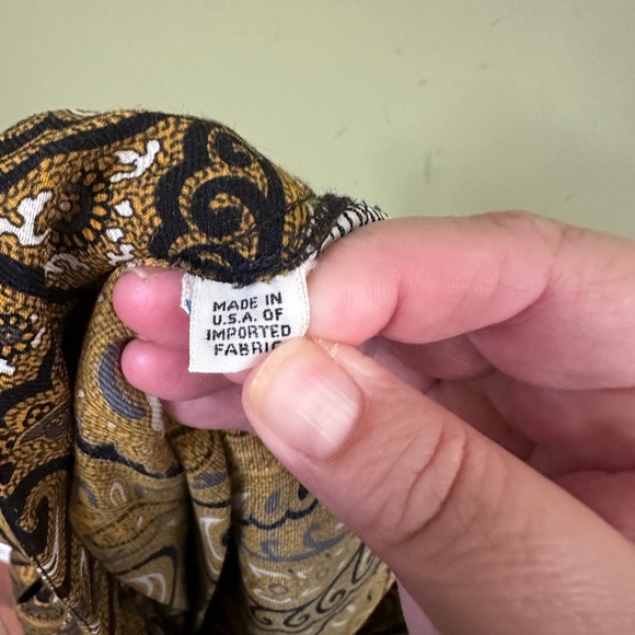 Gloria Sachs Baroque Maxi Skirt‎ Sz 10 Small Black and Gold Pleated Maximalist - Picture 12 of 13